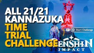 All Tatarasuna Kannazuka Time Trial Challenge Genshin Impact