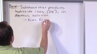 Lesson 4 - Strong And Weak Bases (Chemistry Tutor)