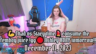 F1NN5TER 2023-12-11 Stream: Chad vs Stacy timeconsume the femboy juice !ggAshley BDAY tomorrow!!