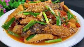 Braised grass carp with tomatoes and tofu，[Awesome]，Simple，  You will be addictedYou Must Try This