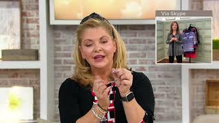 Susan Graver Front Facing Faceted Hoop Earrings on QVC