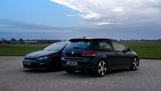 VW GOLF GTI MEETS VW SCIROCCO R (POV DRIVE)