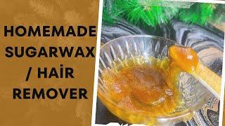 HOW TO MAKE SUGAR WAX FOR BEGINNERS #sugarwaxing #waxing #sugaring #hairremoval #beautyhacks #diy