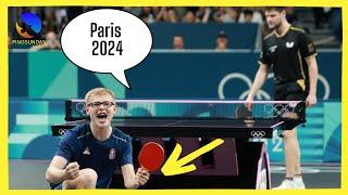 Felix Lebrun vs Dimitrij Ovtcharov | Paris Olympics 2024 - The best match