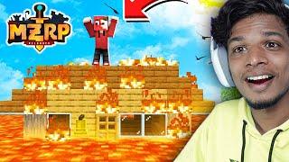 MZRP : I TROLLED My Friend WITH LAVA !!! Minecraft | Troll Series | PGM |