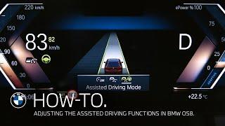 Assisted Driving Modes in BMW Operating System 8 | BMW How-To