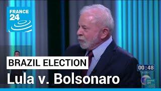 Lula v. Bolsonaro: Brazil’s decisive debate on eve of presidential election • FRANCE 24 English