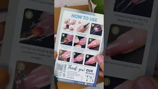 Nail Extension at home | Amazon nail extension kit review #nailart #trending #shorts #diy #nails