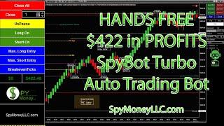 $422 Using Turbo Auto Trading Bot || Spy Money LLC