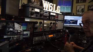 Ham Radio Basics--On The Air Series--Jim W6LG Talks to Alex EB1DJ on Short Wave 5370 Miles