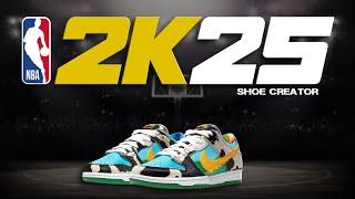 NBA 2K25 Shoe Creator - How to make Nike SB Dunk 'Ben & Jerry's Chunky Dunky'