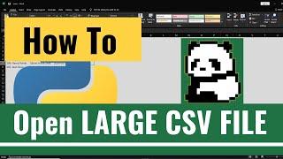 How To Open Large CSV File In Excel