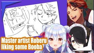 Roberu becomes a Master Artist in the Toy's Gartic Phone collab [Vtubers EngSub]