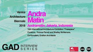 Interview with architect Andra Matin at La Biennale di Venezia, Architecture 2018, Venice