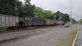 Norfolk Southern #4679,leads a coal train at Lewistown, PA (05/29/2025)
