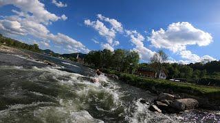 Krościenko nad Dunajcem rapid on paddleboard (TAMBO SUP) Dunajec 2022