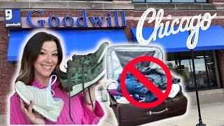 I wanted to stay but my suitcase said NO! Chicago Goodwill Thrift with me & Haul
