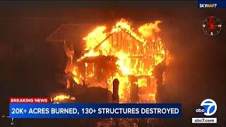 Mountain Fire in Ventura County destroys at least 132 structures