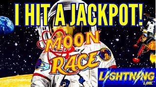 ️ MAX BET JACKPOT HANDPAY on LIGHTNING LINK MOON RACE! ️