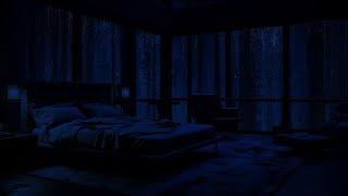 Rain Sounds for Deep Sleep: Dark Bedroom Solution to Insomnia ️