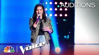 The Voice 2018 Blind Audition - Abby Cates: "Scars to Your Beautiful"