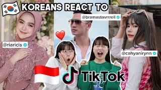 Korean Girls Reacting to Indonesian Tiktokers (we need friends lol) | Q2HAN