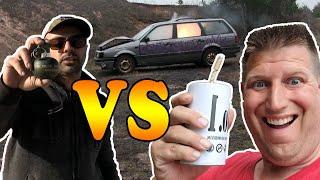 HANDGRANAAT VS AUTO!!!