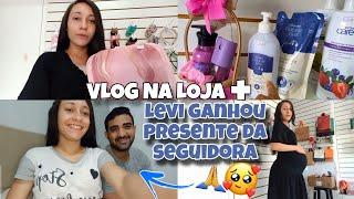 VLOG - LEVI RECEBEU PRESENTE DE UMA SEGUIDORA DO CANAL🩵 + MOSTREI COMO ESTA A LOJA 