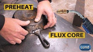 Cast Iron Welding Repair using Flux Core Wire