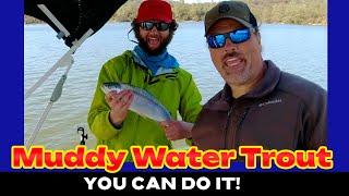 Is It Possible To Catch Trout While Trolling In Murky Stained Water? #fishing #trout #trolling