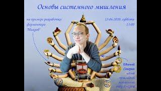 Системное мышление, Евгений Согорин, ФИЦ ПНЦБИ РАН, 13.06.2020