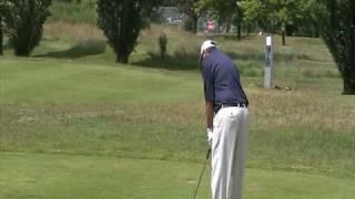 Bryn Parry tees-off on #15 at Hazelmere