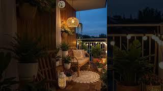 Góc nhỏ ban công an nhiên tự tại mà ấm áp #ktshuyentrang #tieucanhbancong #house #balcony landscape