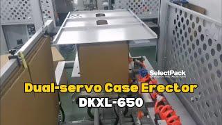 Dual-servo Case Erector DKXL-650 #Machine #selectpack #manufacturing