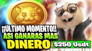 RAPIDO!!!ASI GANARAS MAS DINERO en HAMSTER KOMBAT BOT de TELEGRAM GRATISJUEGO de TELEGRAM