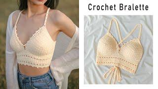 Easy Crochet Bralette Tutorial | Crochet Crop Top | Chenda DIY