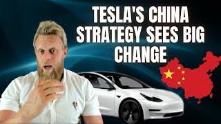 TESLA is pivoting away from Chinese car production