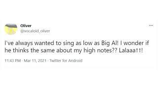 Oliver uses Twitter for Android