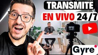 Cómo TRANSMITIR en VIVO en YOUTUBE con Videos PRE-GRABADOS 24/7