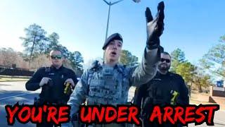 Frauditor gets ARRESTED on MILITARY BASE (EPIC)