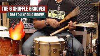 The 6 Shuffle Grooves That You Should Know! *Practice Aid Video*