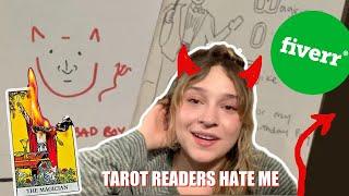 How much money I make as a fake psychic on Fiverr | Plus a couple of my bad tarot readings for fun