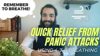 A QUICK tool to relieve anxiety and panic