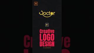 How to design Creative Logo | in Adobe Illustrator. #logodesign #tutorial #illustrator