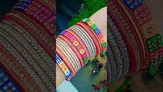 latest multicolour bangle| new wedding bangle design| #shorts #viral| @uff | #jkmcreativefashion