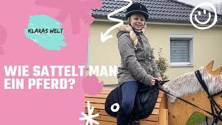 Wie sattelt man ein Pferd? | Klaras Welt