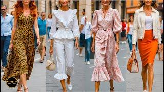 Milan Street Fashion: How to Style Chic & Elegance in September in Italy Summer Outfit Inspiration