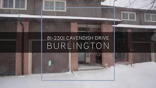 SOLD!! 81-2301 Cavendish Drive, Brant Hills, Burlington