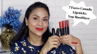 7 Must have Faces Canada Lipsticks From Amazon Freedom Sale