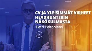 Yleisimmät virheet CV:ssä, headhunterin näkökulma | InHunt Group